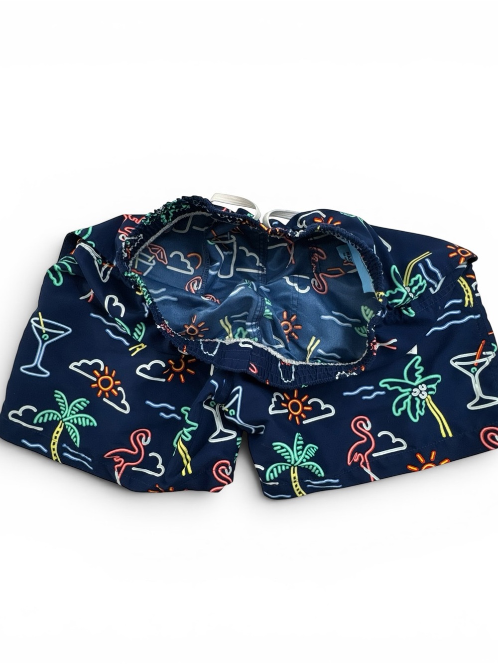 Chubbies The Neon Lights Classic Trunks Large Shorts Size Medium 6” No Liner - Picture 7 of 8